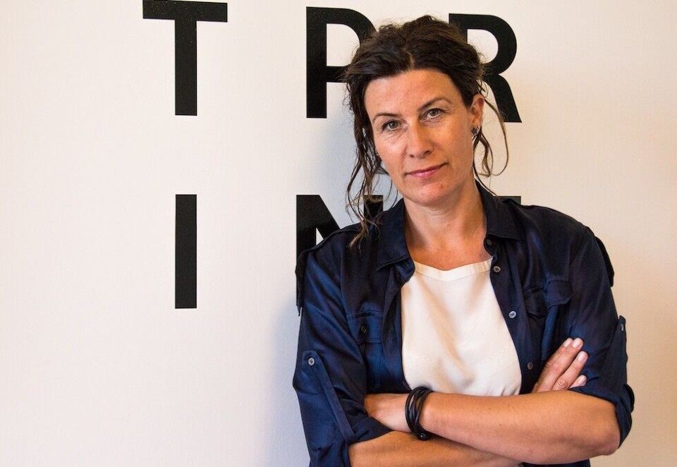 Ikke PR: Partner og grunnlegger Beate Nossum i Footprint stiller seg bak påstanden til sin nye kollega Trine Skei Grande. - Footprint er et klimabyrå, ikke et PR-byrå. Foto: Eivor Eriksen