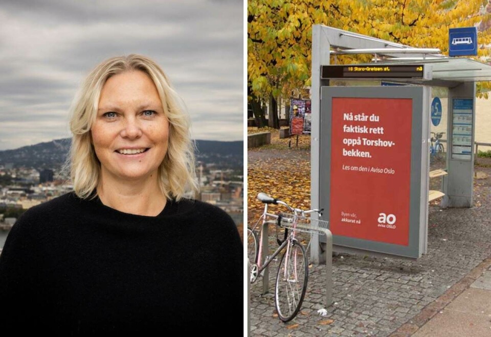 Jager abonnenter: Den nye Avisa Oslo-redaktøren Kristin Stoltenberg jager abonnenter i hovedstaden i konkurranse med storesøster Aftenposten. Nå går Stoltenberg til verks med sin første reklamekampanje for den Amedia-eide lokalavisen.