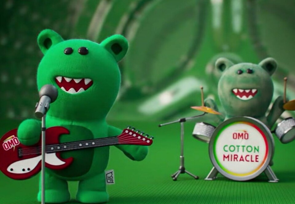 Ille bra: Tore og Kjell topper denne rundens Reklamebørsen for reklamefilmen «Enzymer som spiser nupper». Foto: Orkla Home & Personal Care