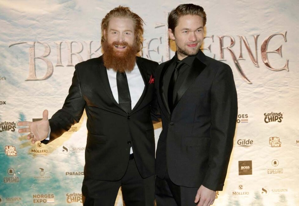 «Birkebeinerne» med Kristofer Hivju og Jakob Oftebro har vært årets nest mest besøkte på kino. Foto: Berit Roald / NTB scanpix