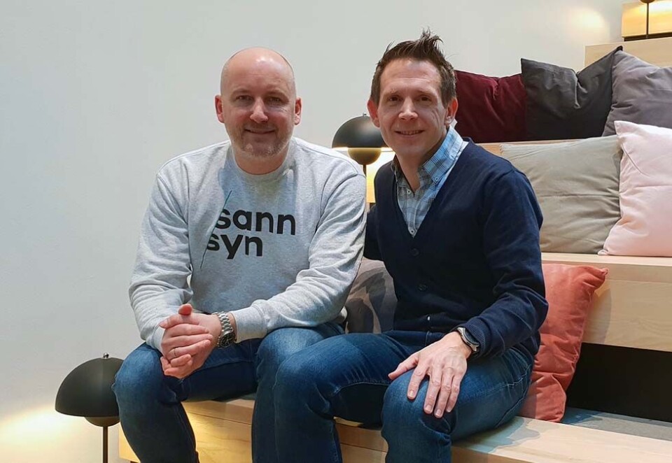 Jobber med kundedialog: Artikkelforfatterne Morten Krogh-Moe og Ole Martin N. Evensmo jobber til daglig med data og kunstig intelligens i Sannsyn og mener norske annonsører må bli bedre på automatisert kundedialog. - Vi ser en endring også her i Norge, men ambisjonene er ofte små og metodene gammeldagse, skriver de to.