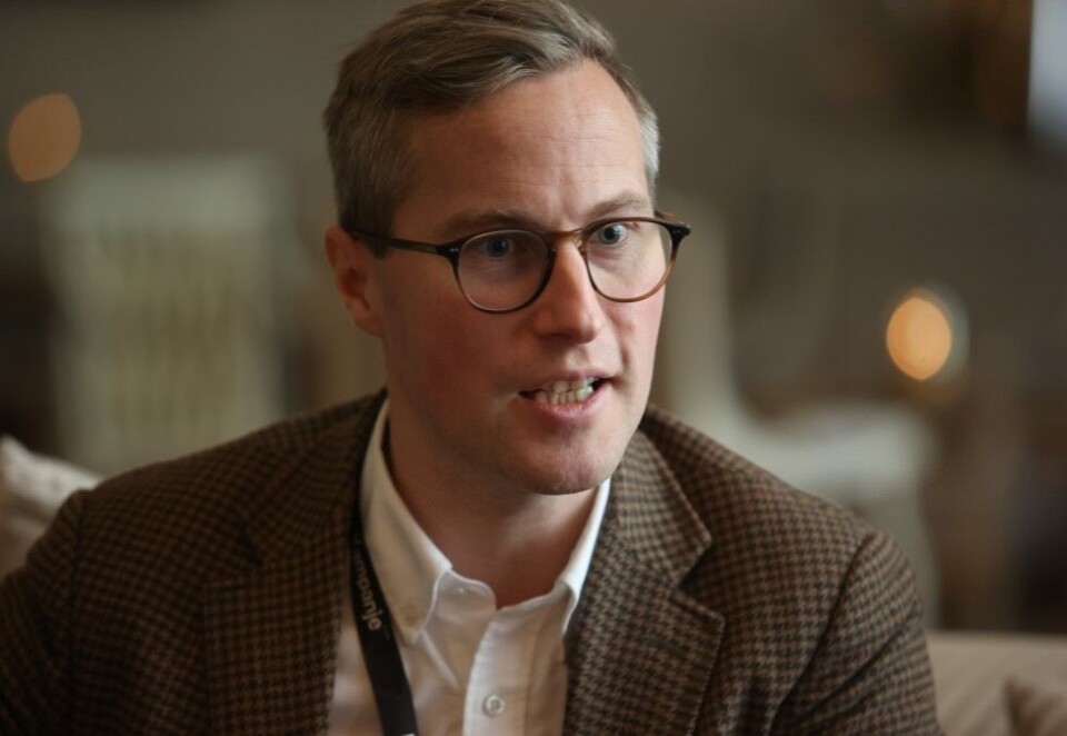 På Oslo-besøk: Danske Nikolaj Mogensen er sjef for søkemotoroptimalisering (SEO) i s360. Han var på besøk på Grand Hotel i Oslo under Kampanjes arrangement Content Marketing-dagen. Foto: Eivor Eriksen