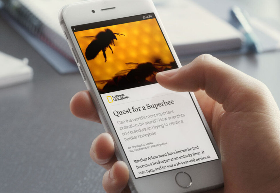 Farlig: Kjetil Manheim i Blogg.no mener medier risikerer å gamble med eget livsgrunnlag når de går inn på Facebooks mye omtalte publiseringsplattform Instant Articles. Foto: Facebook.