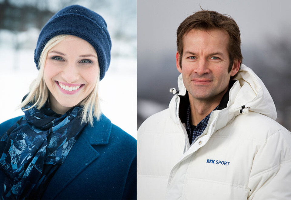 Nye Discovery-profiler: Anne Rimmen og Jon Almaas er begge ferske fjes i Discovery, men godt kjent for et stort norsk tv-publikum. Foto: Julia Naglestad/Tom Hansen/NRK.