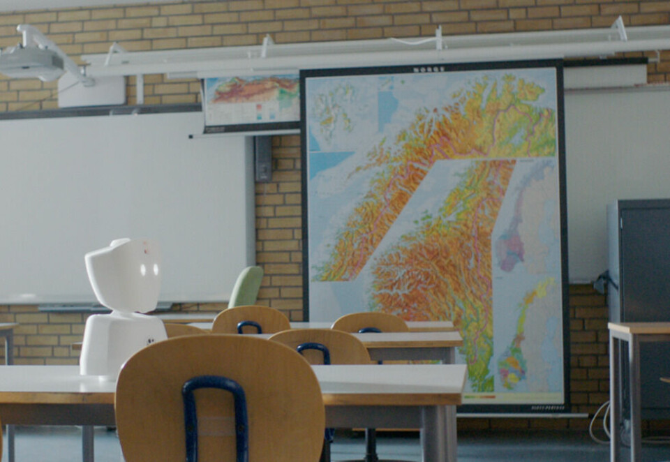 Robot hjelper langtidssyke barn å delta på skolen