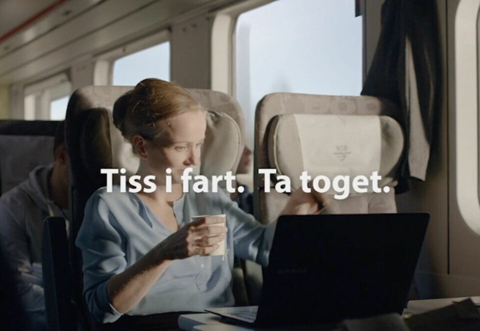 Tiss i fart. Ta Toget.