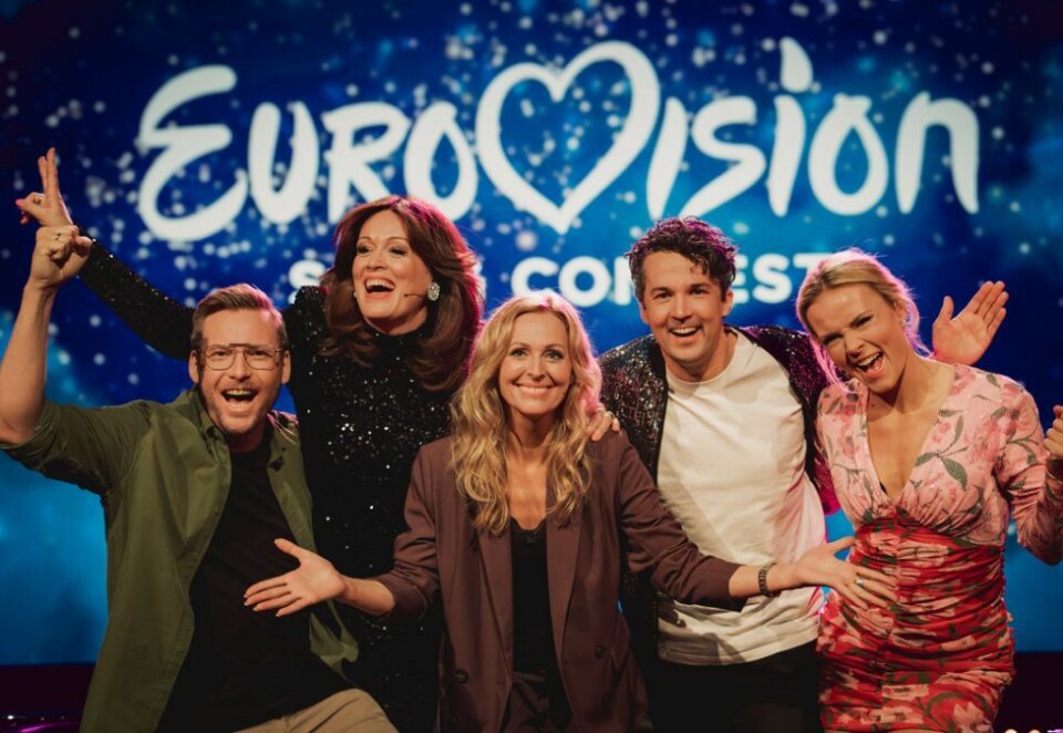Vors: Adresse Basel er NRKs oppvarmingsprogram før Eurovision-uka sparkes i gang. Fem episoder av programmet rullet over skjermen de siste ukene. Foto: NRK.