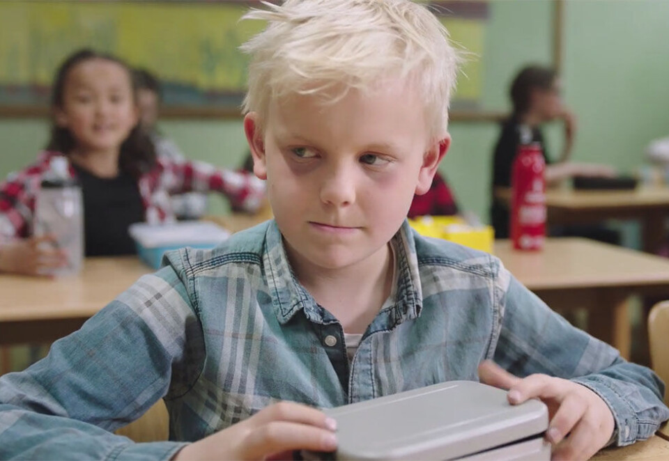 Uten mat: Barnet som kommer på skolen uten mat i matboksen er tema for ny rekrutteringsfilm fra Bufdir.