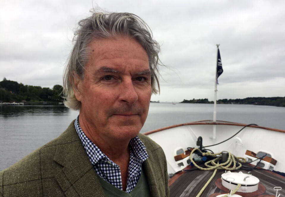 Ny kurs for MTG?MTG-topp Morten Aass vurderer å gå inn i kampen om en nyhetsavtale med staten. Tirsdag ettermiddag tok han med pressen og programprofiler ut i Oslofjorden for lansere høstens programsatsinger. Foto: Knut Kristian Hauger