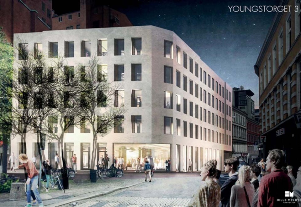 Skifter adresse: Her er bygget som Netlife skal flytte til med adresse Youngstorget 3. Første etasje vil brukes av Kulturhuset.