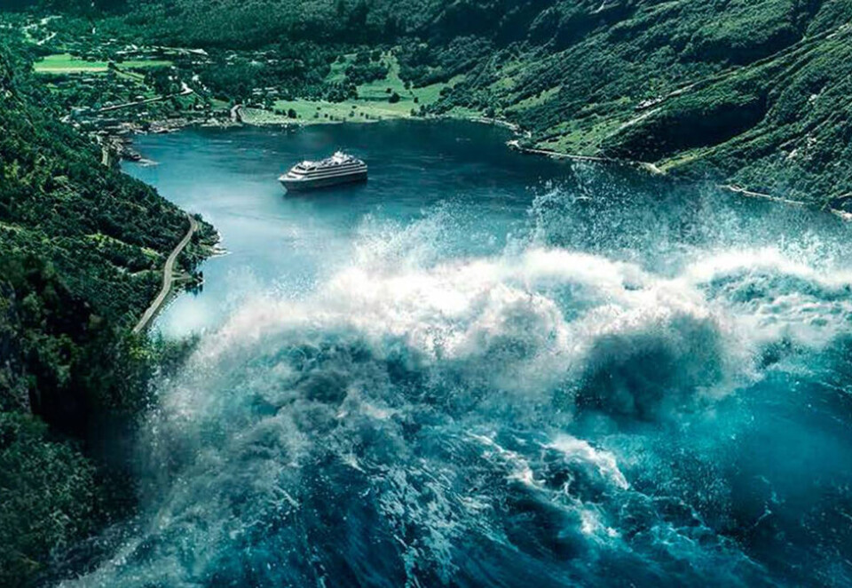 Monsterbølge: Get og Egmonts filmselskap Nordisk Film går sammen om en ny strømmetjeneste på det norske markedet som skal fortrinnsvis tilby nye norske filmer som katastrofefilmen Bølgen.