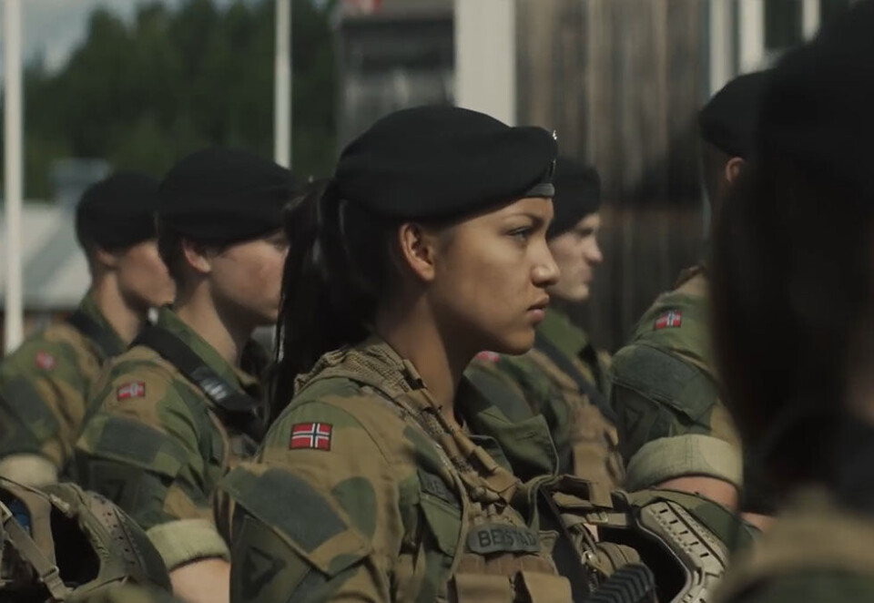 Jobbet gratis: Hver tredje time Carat brukte på Forsvaret-avtalen ble ikke fakturert. Det viser en oversikt Kampanje har satt sammen. Tidligere i år gikk Carat hardt ut mot det de mente var prisdumping i anbudet der de tapte kunden. Bildet er fra en av Forsvarets reklamekampanjer.