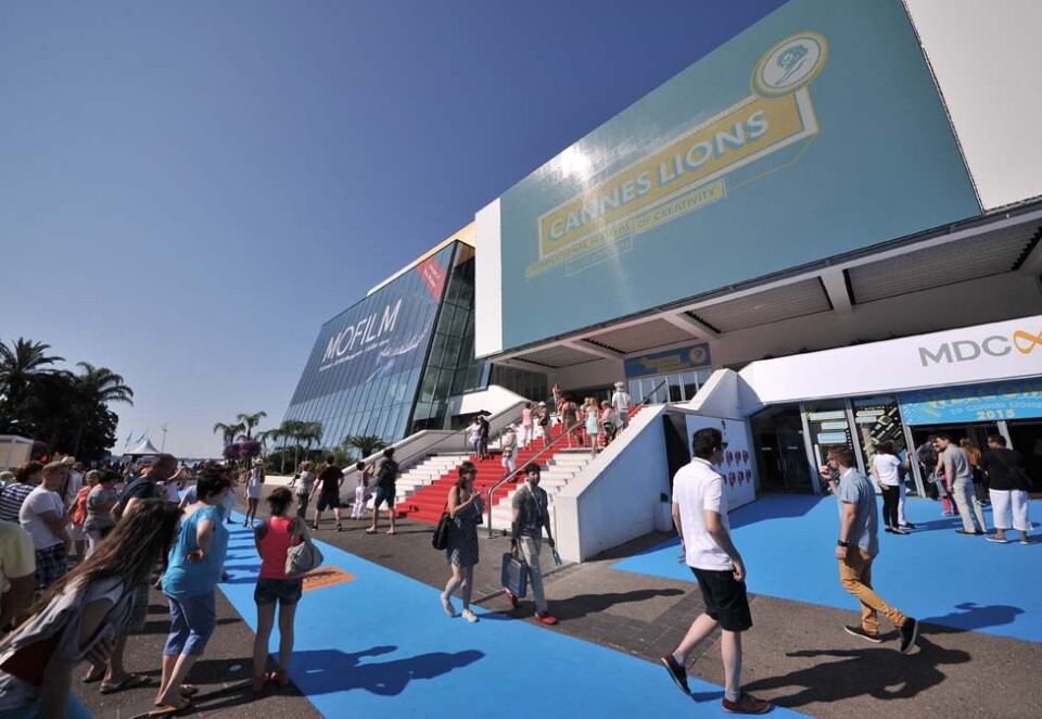 Snart festival: Fra 18-25. juni fylles den franske byen Cannes opp med reklame- og kommunikasjonsfolk fra alle verdenshjørner. Og mange kommer for fest og moro med bransjekolleger heller enn faglig påfyll. Foto: Cannes Lions 2015