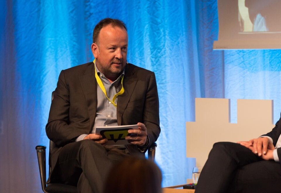 Ny jobb: Den tidligere profilerte VG-kommentatoren Frithjof Jacobsen har fått ny jobb. Jacobsen blir nå produsent i tv-produksjonsselskapet Monster. Her Jacobsen fotografert under den store mediekonferansen Nordiske Mediedager i Bergen. Foto: Carl-Fredrik Hammersland/Nordiske Mediedager.