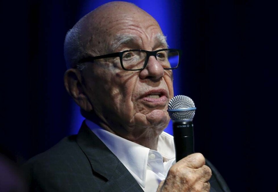 Rupert Murdoch er styreformann i 21st Century Fox - som nå prøver å kjøpe seg opp til full kontroll i Sky plc. Foto: Reuters/Scanpix