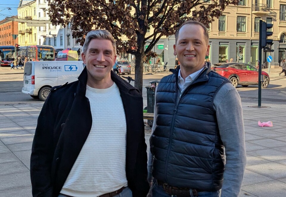 Lederbytte: Erik Storm (t.v.), tar over som leder i Bra Søk etter Magnus Strømnes Bøe. Foto: Bra Søk