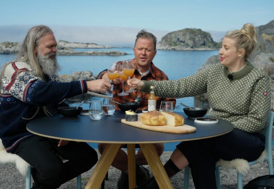 Reiseprogram: I serien People of The North tar Arne Hjeltnes Stig Bareksten og Frida Rogne med seg amerikanske seere på en reise gjennom Norge.