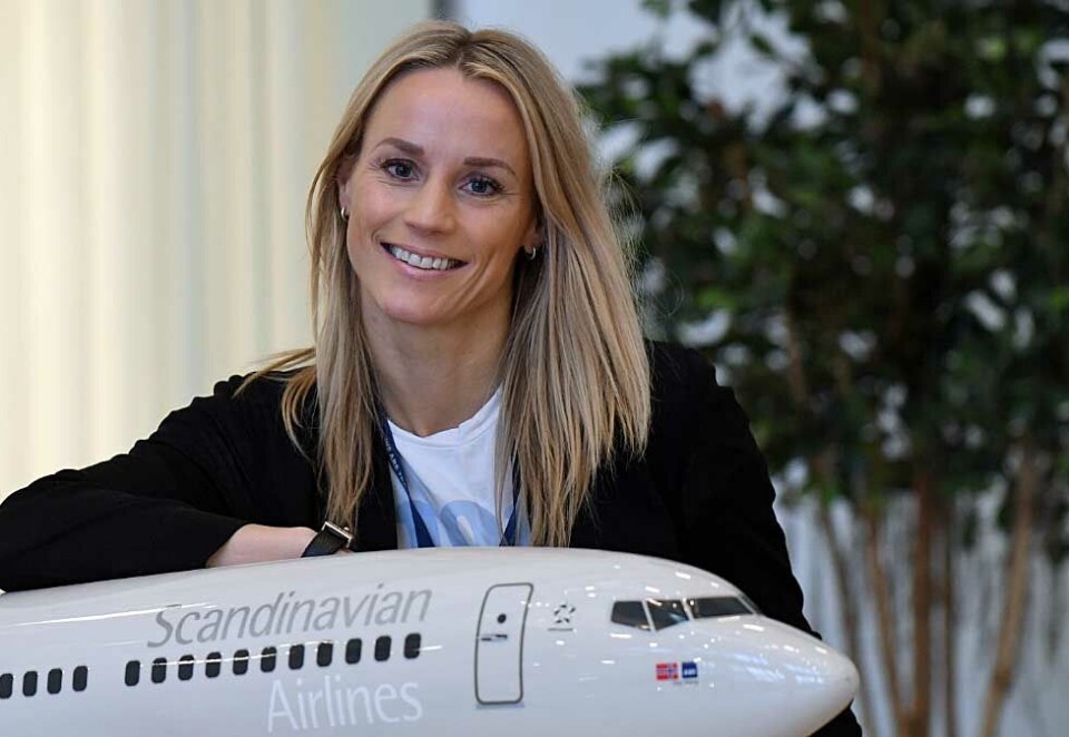 Reisen er over: Head of Brand Experience, Cecilie Svegaarden Thune er en av flere ansatte i markedsdivisjonen til SAS som har hatt sin siste reise med flyselskapet. - Jeg ser på meg selv som veldig heldig som har fått være med på reisen, sier hun. Foto: Phillip J. Gundersen