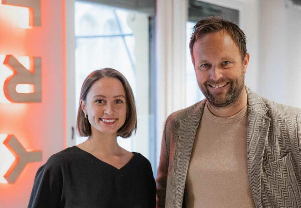 Blir flere: Try Råd-sjefen Sindre Beyer fortsetter å hente inn nye rådgivere. Her sammen med den nyeste ansettelsen, Kristine Bjerke som kommer fra konsulentbransjen.