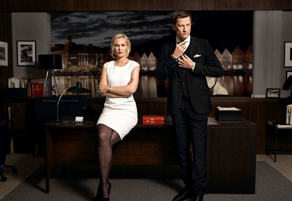 Satser friskt: «Aber Bergen» er høstens forsøk fra TV3 på å brøyte seg inn i dramakonkurransen. Foto: TV3.