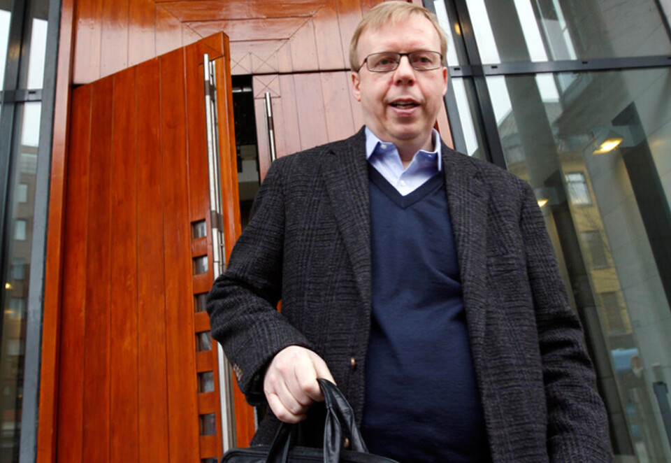 Tilbake på banen: Fotballagent Rune Hauge og hans rettighetsselskap Profile Partners er tilbake på banen når han er hyret inn av Fotball Media til å bistå i prosessen om et salg av medierettighetene til norsk fotball. Her Hauge for noen år siden. Foto: NTB