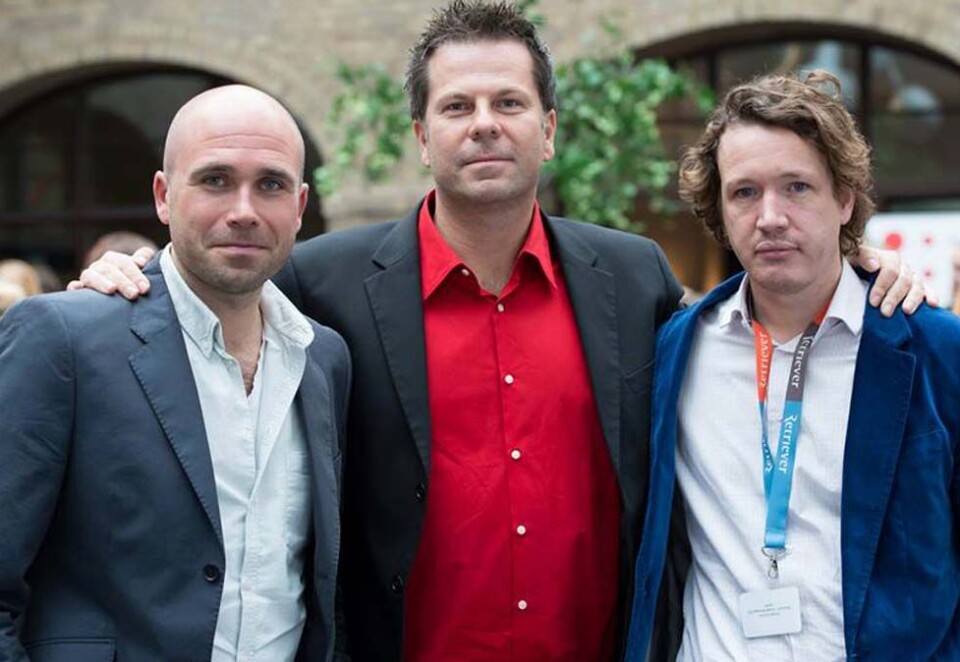 Artikkelforfatterne fra venstre: Henrik Øinæs Habberstad, Ronny Kjeserud og Sindre Holme.