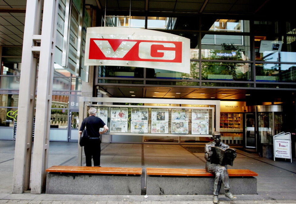 Får advarsel: Medietilsynet gir VG smekk på fingeren etter å ha vist voldelige klipp om bord på Flytoget før jul. Foto: NTB