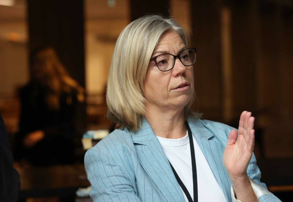 Tung beskjed: Aftenpostens sjefredaktør Trine Eilertsen må redusere bemanningen med 26 årsverk. Foto: Eivor Eriksen
