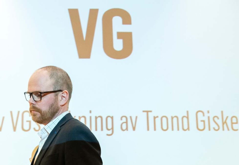 Blir sittende: Gard Steiro ble sittende som sjefredaktør i VG, men etter dansevideo-saken er tabbekvota brukt OPP, mener ansvarlig redaktør Knut Kristian Hauger i Kampanje. - Gard Steiro tåler ikke en ny tabbe. Foto: NTB Scanpix.