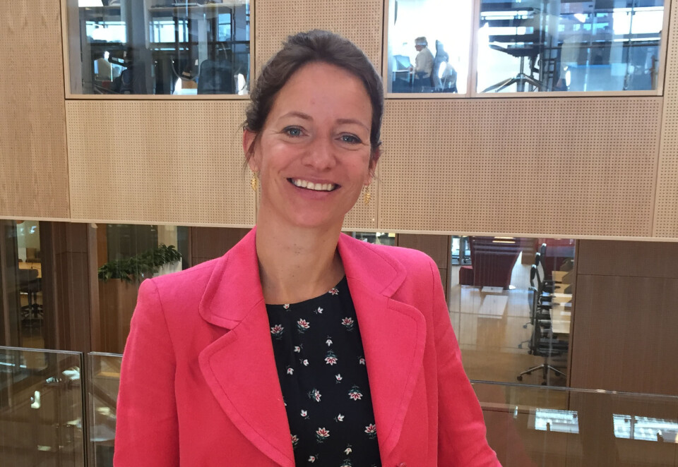 Millionsmell: Konsernsjef Hege Yli Melhus Ask i NHST legger fram et underskudd på over 20 millioner kroner i første kvartal.