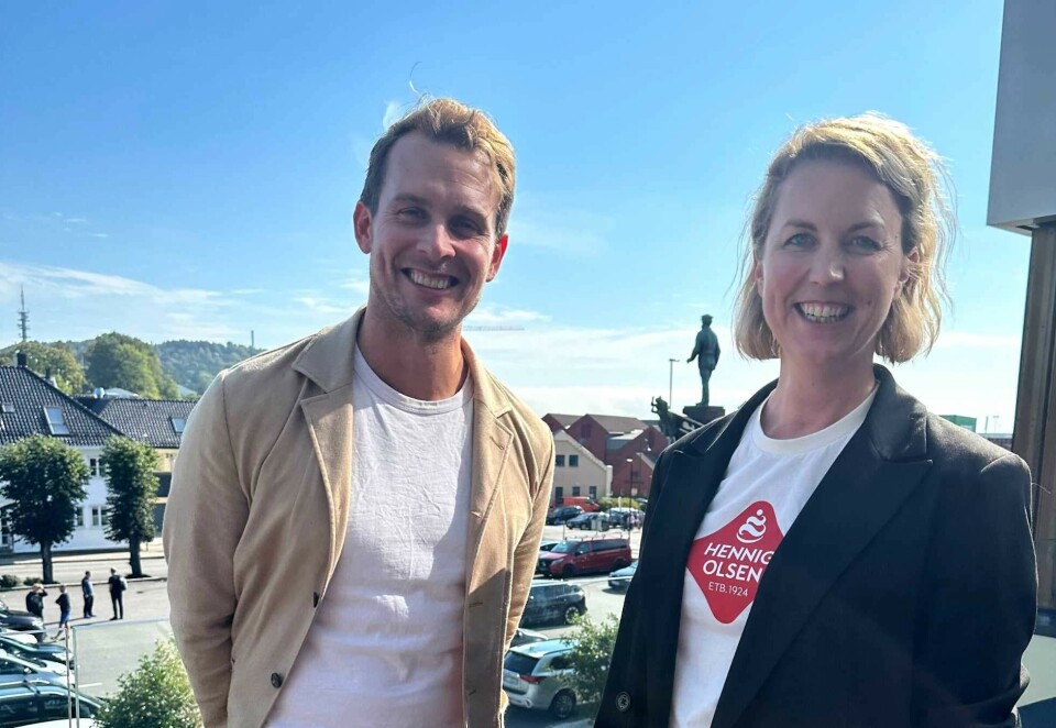 Smeh: Aleksander Hetland, byråleder i Smeh, kunne forrige uke fortelle at de fikk Hennig-Olsen på kundelisten, som første kunde i byrået.