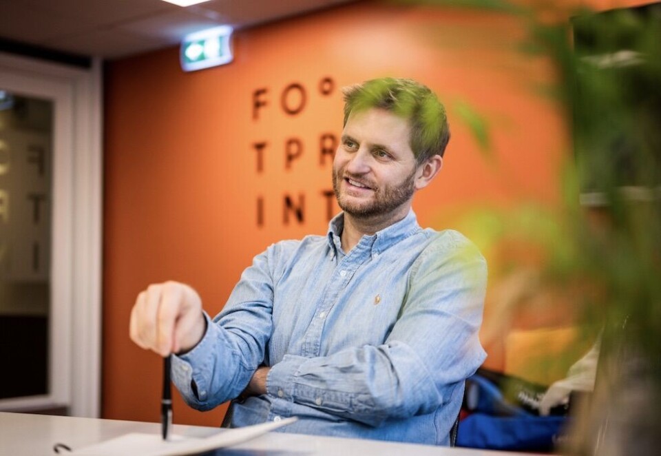 Går til Virke: Tord Dale har tidligere byråerfaring fra Burson-Marsteller og kommer sist fra Footprint, som har spesialisert seg på bærekraftsrådgivning. Nå skal han gi Virkes medlemmer råd om bærekraft. Foto: John Trygve Tollefsen