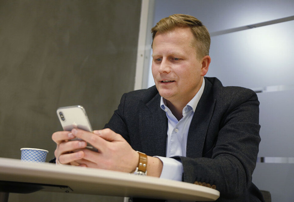 Slår tilbake: - Det overrasker meg at både NRK og enkelte politikere sprer denne typen usikkerhet, sier Nent-sjef Vegard Drogseth etter uttalelsene i Kringkastingsrådet i går. Foto: Eivor Eriksen