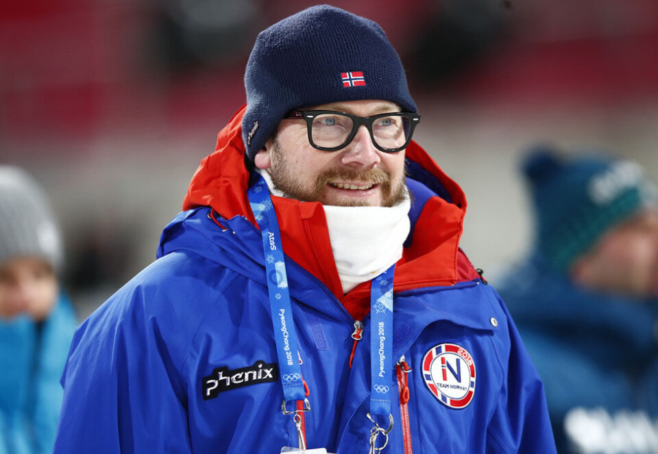 Deler bekymringen: Espen Graff, mediesjef i Norges skiforbund, på plass under vinter-OL i Pyeongchang, Skiforbundet sitter på rettighetene til verdenscup i Norge. Foto: Terje Pedersen/NTB Scanpix