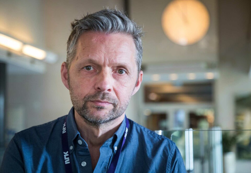 Får skrape: Distriktsdirektør Marius Lillelien sier det er han som fikk advarselet av kringkastingssjefen. Foto: NRK.