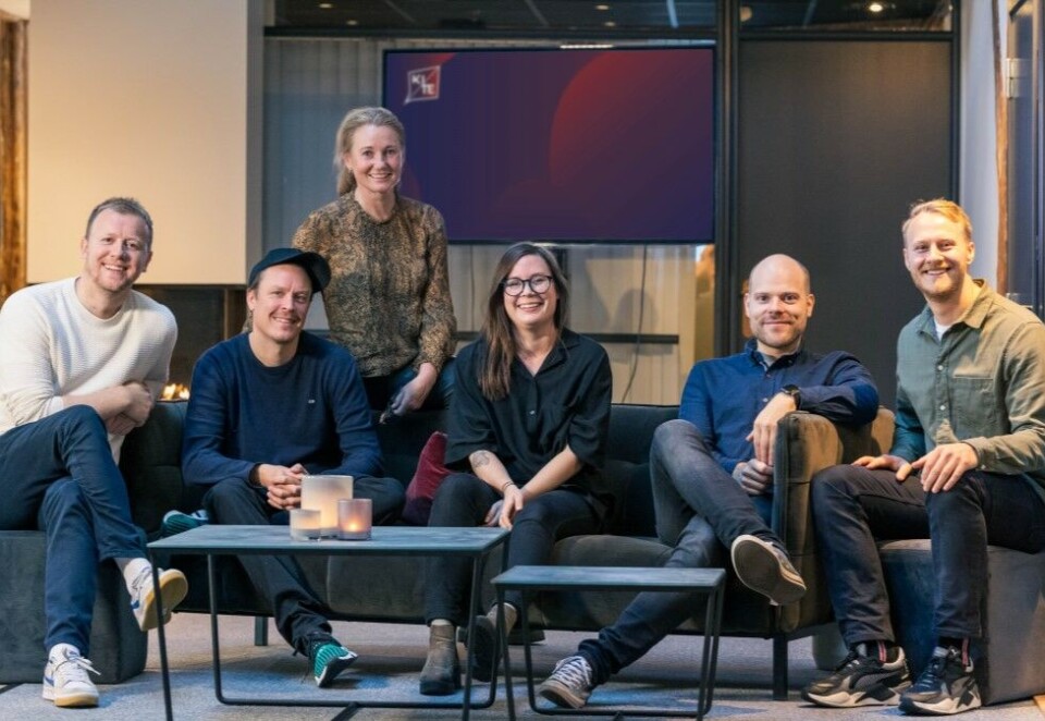 Nye fjes i Kite: Fra venstre: Thomas Blom, kunderådgiver, Eirik Moldal Andersen, Kreativ leder, Trude Fjærli Linge, Daglig leder, Sofie Persson, Prosjektkoordinator, Kai Remi Hagen, Multimediaprodusent, Frode Menes, Innholdsprodusent