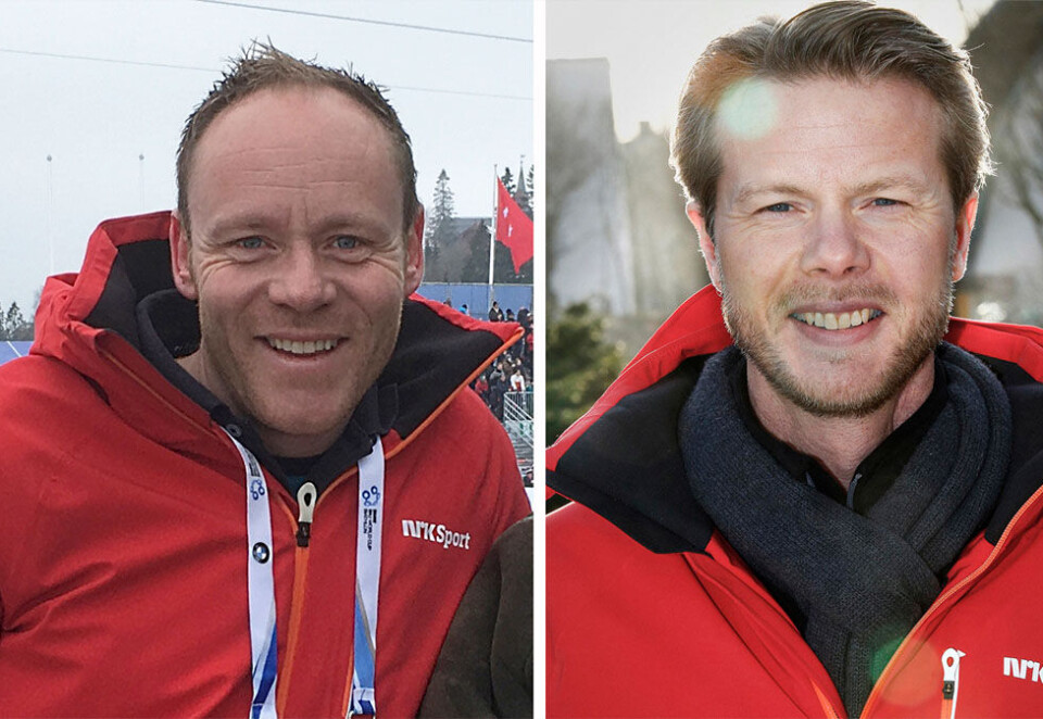 Setter laget: Discoverys øverste sportsledelse, Morten Johannessen og Frode Martens, jobber for tiden med å sette sammen mediekonsernets OL-lag som bokstavelig talt skal i ilden under sommer-OL i Tokyo.