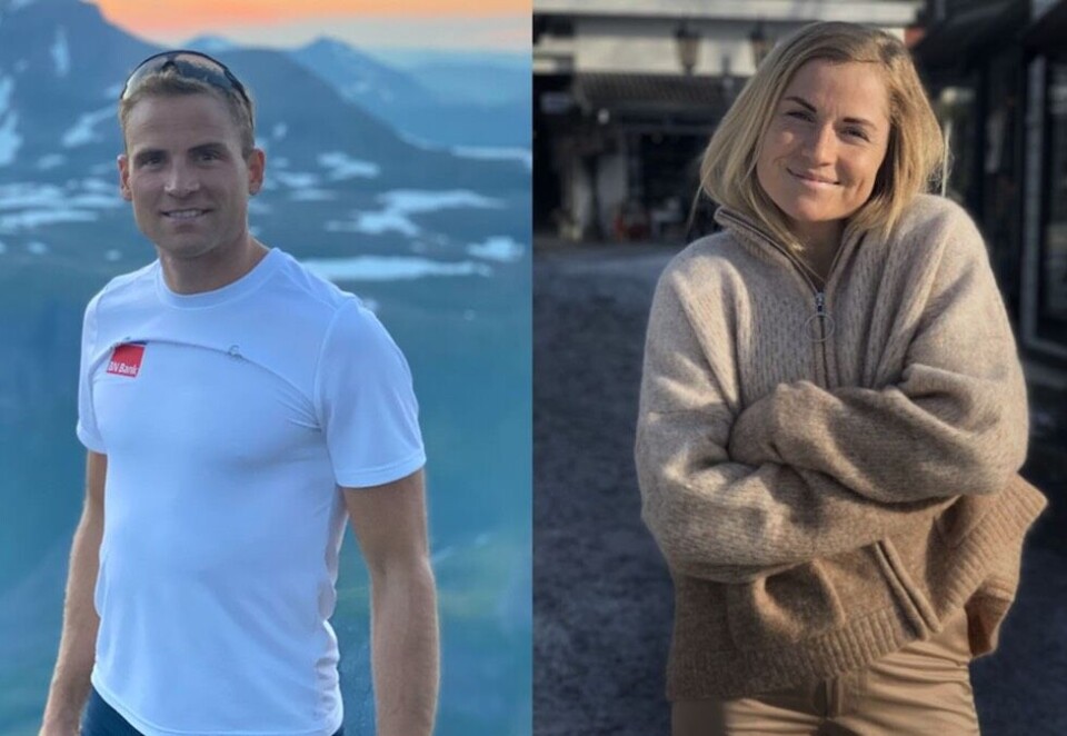 Klare for Nent: Niklas Dyrhaug og Marthe Kristoffersen blir å se på Viaplays sendinger den kommende sesongen. Foto: Nent Group