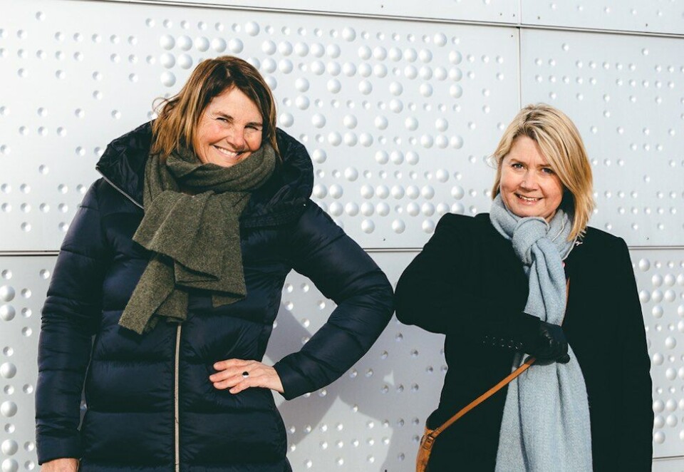 Inngår ny avtale: Mediacom Norge blir Innovasjon Norges nye mediebyrå. Her er Kjersti Nesbakk (til venstre) i Mediacom med Katrine Mosfjeld i Innovasjon Norge Reiseliv.