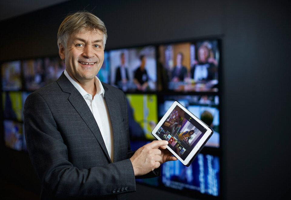 Setter ny rekord: Get-sjef Gunnar Evensen setter omsetningsrekorder med kabel-tv- og internettsalget sitt. I år må selskapet slutte med koblingssalget. Foto: Get.