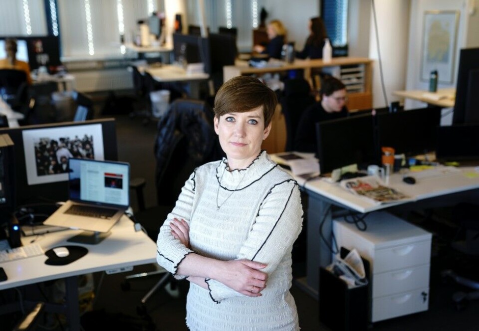 Jobber for kvinner i bransjen: Veslemøy Østrem leder Medienettverket som jobber for flere kvinner og mer mangfold i lederstillinger i mediebransjen. Foto: Erlend Berge/Vårt Land