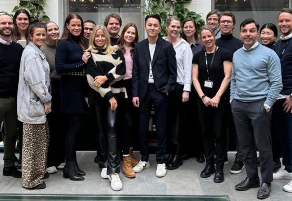 Skal jobbe sammen;: Her ser du teamene fra både Allente og Dentsu som skal jobbe sammen på mediesiden.