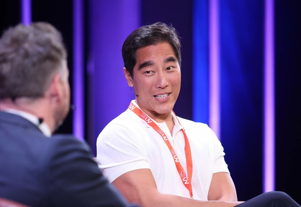 Åpnet opp i podkast: Fredrik Solvang åpnet opp om rollen som programleder for «Debatten» i en samtale med Torbjørn Røe Isaksen på Nordiske Mediedager. Foto: Eivor Eriksen