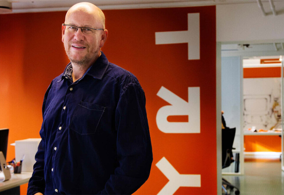 «All time high»: Fjoråret ble et økonomisk rekordår for Try-konsernet, og i tillegg vant Kjetil Try og hans mannskap en rekke reklamepriser. - Priser er kanskje ikke det viktigste, men det er likevel viktig nok fordi det gjør det lettere for oss å rekruttere kreatører, sier Try.