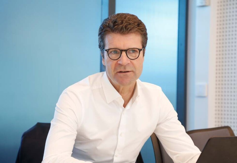 Tok lønnskutt: Dinamo-sjef Hølje Tefre tok sammen med ansatte et lønnskutt da koronapandemien inntraff og Norge stengte ned i mars. - Folk i Dinamo er vant til å stå på, både i medgang og i motgang, sier han. Foto: Eivor Eriksen