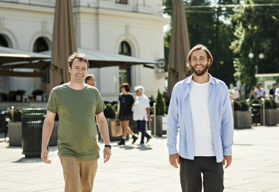 Går sammen: Digitalbyråene Increo og Imbera slår seg sammen. Her arbeidende styreleder og gründer i Increo, Hallgrim Bjørvik og Imberas daglig leder Sebastian Krohn. - Et naturlig neste steg, sier Krohn.