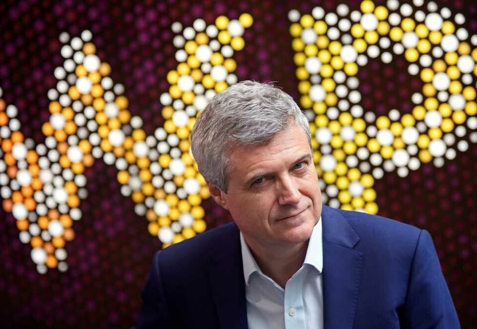 Straffes på børsen: Mark Read tok over som toppsjef i WPP på høsten 2018. Siden den ganng har aksjen falt nesten 40 prosent. - 2020 blir et overgangsår for å komme tilbake med vekst i 2021, sier Read. Foto. Scanpix.