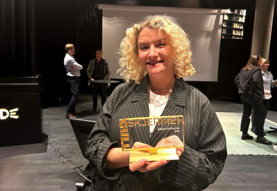 Får utmerkelse: Amanda Feingold i Publicis Starcom ble løftet frem av TV-bransjen som årets TV-rådgiver da Gullskjermen ble delt ut onsdag ettermiddag.. Foto: Nafisa Zaheer