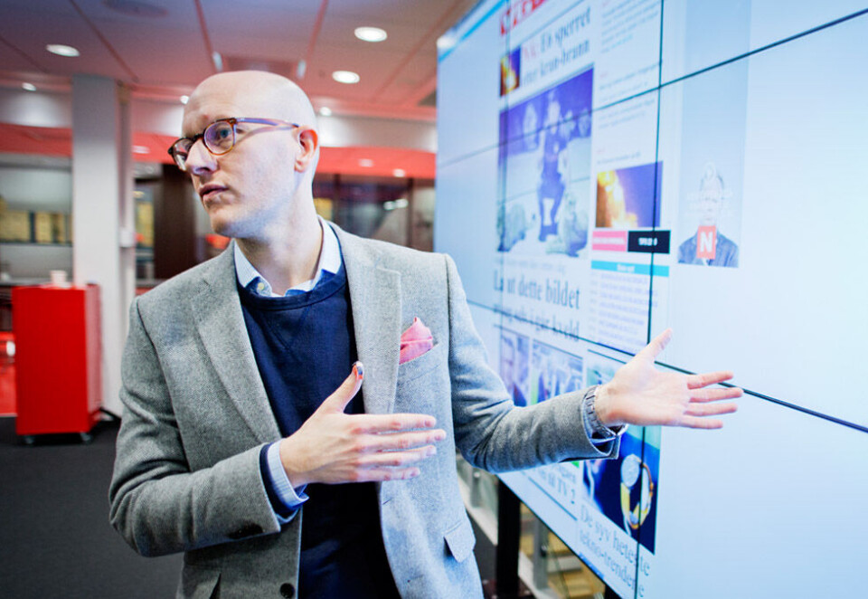 Sier ikke nei: VGs digitalredaktør Ola E. Stenberg mener VG må møte Facebook med stor skepsis. I dag kom Schibsteds styreleder med en kraftig advarsel til norske mediehus mot å inngå allianser med amerikanske giganter.