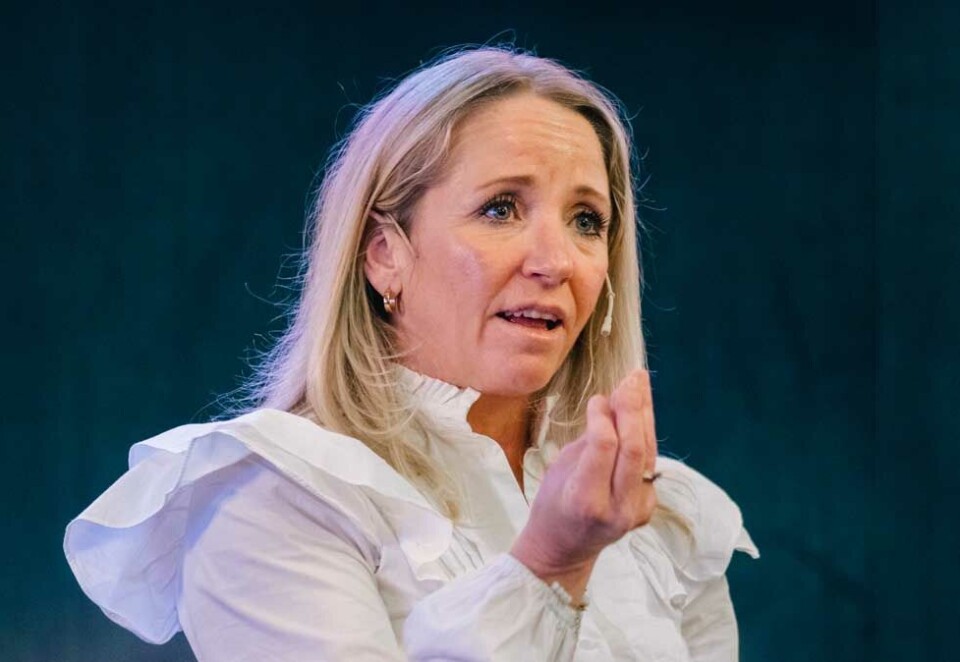 Vil fortsatt utfordre: Tidligere Netcom, Tele 2 og Get har alle vært utfordrere i sitt markedet, men er i dag del av den samme nordiske telegigangen, Telia. I det splitter nye kommunikasjonskonseptet til markedsdirektør Camilla Forberg holder selskapet fortsatt fast på utfordrerrolen. Foto: Christopher Krook.